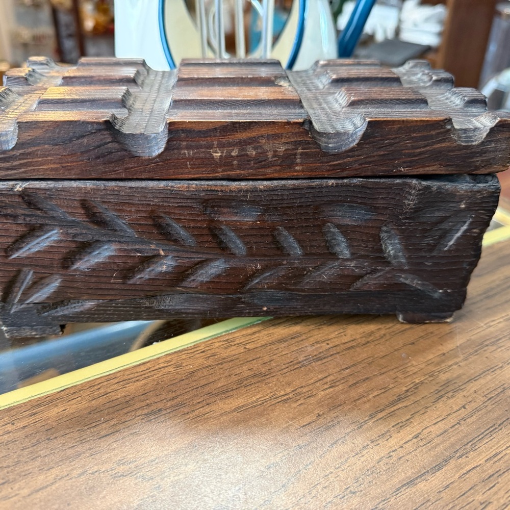 Rustic Wooden Decorative Box